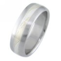 Gold and Silver Twist Mokume