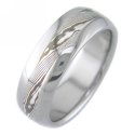 Shakudo and Silver Twist Mokume