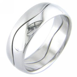 Wavy Dual Ring
