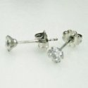 Flowers Clear w/ Studs