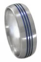 Blue Titanium Ring B12