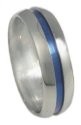 Blue Titanium Ring B13
