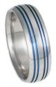 Blue Titanium Ring B15