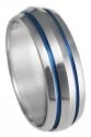 Blue Titanium Ring B17