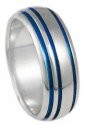 Blue Titanium Ring B20