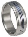 Blue Titanium Ring B3