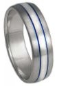 Blue Titanium Ring B4