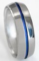Blue Titanium Ring B6