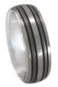 Black Titanium Ring BK12