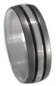 Black Titanium Ring BK13