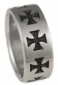 Black Maltese Cross BK23