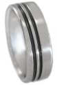 Black Titanium Ring BK8