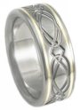 Titanium Celtic Ring CK23