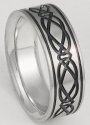 Titanium Celtic Ring CK36