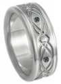 Titanium Celtic Ring CK42