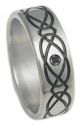 Titanium Celtic Ring CK44