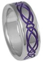 Titanium Celtic Ring CK5