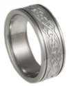 Titanium Celtic Ring CK52
