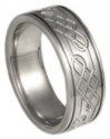 Titanium Celtic Ring CK53