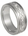 Titanium Celtic Ring CK57