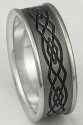 Titanium Celtic Ring CK59