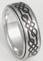 Titanium Celtic Ring CK63