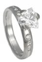 Titanium Engagement Ring E10