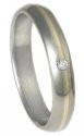 Titanium Engagement Ring E12