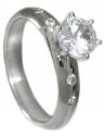 Titanium Engagement Ring E2