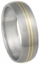 Titanium Gold Ring G1