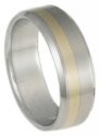 Titanium Gold Ring G12