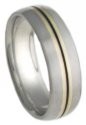 Titanium Gold Ring G15