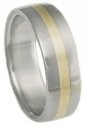 Titanium Gold Ring G7