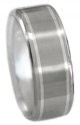 Titanium Platinum Ring P8
