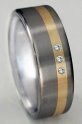 Titanium Diamond Ring S13