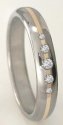 Titanium Diamond Ring S15