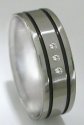 Titanium Diamond Ring S17
