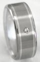 Titanium Diamond Ring S28