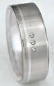 Titanium Diamond Ring S29
