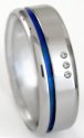 Titanium Diamond Ring S34