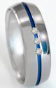 Titanium Diamond Ring S53