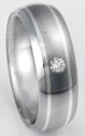 Titanium Diamond Ring S7