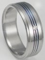 Titanium Diamond Ring S71
